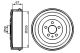 BOSCH Bremstrommel 0 986 477 144