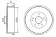 BOSCH Bremstrommel 0 986 477 162