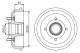 BOSCH Bremstrommel 0 986 477 269
