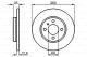 BOSCH Bremsscheibe 0 986 478 029