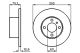 BOSCH Bremsscheibe 0 986 478 032
