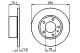 BOSCH Bremsscheibe 0 986 478 037