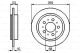 BOSCH Bremsscheibe 0 986 478 042