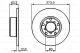 BOSCH Bremsscheibe 0 986 478 057