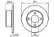 BOSCH Bremsscheibe 0 986 478 073