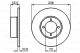 BOSCH Bremsscheibe 0 986 478 079