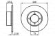 BOSCH Bremsscheibe 0 986 478 082