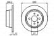 BOSCH Bremsscheibe 0 986 478 086