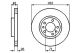 BOSCH Bremsscheibe 0 986 478 125