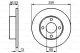 BOSCH Bremsscheibe 0 986 478 130