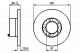 BOSCH Bremsscheibe 0 986 478 138