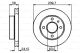 BOSCH Bremsscheibe 0 986 478 148