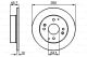 BOSCH Bremsscheibe 0 986 478 172