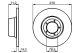 BOSCH Bremsscheibe 0 986 478 190
