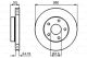 BOSCH Bremsscheibe 0 986 478 195