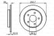 BOSCH Bremsscheibe 0 986 478 196