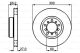 BOSCH Bremsscheibe 0 986 478 197
