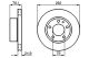 BOSCH Bremsscheibe 0 986 478 217