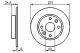 BOSCH Bremsscheibe 0 986 478 242