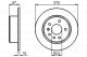 BOSCH Bremsscheibe 0 986 478 267