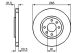 BOSCH Bremsscheibe 0 986 478 279