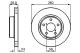 BOSCH Bremsscheibe 0 986 478 293