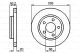 BOSCH Bremsscheibe 0 986 478 316