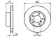 BOSCH Bremsscheibe 0 986 478 317
