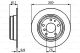 BOSCH Bremsscheibe 0 986 478 321