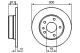 BOSCH Bremsscheibe 0 986 478 322