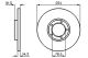 BOSCH Bremsscheibe 0 986 478 345