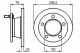 BOSCH Bremsscheibe 0 986 478 357