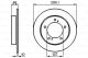 BOSCH Bremsscheibe 0 986 478 377