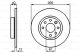 BOSCH Bremsscheibe 0 986 478 386