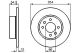 BOSCH Bremsscheibe 0 986 478 390