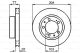 BOSCH Bremsscheibe 0 986 478 409