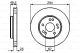 BOSCH Bremsscheibe 0 986 478 428