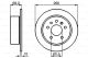 BOSCH Bremsscheibe 0 986 478 430