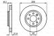 BOSCH Bremsscheibe 0 986 478 431