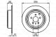 BOSCH Bremsscheibe 0 986 478 435