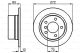 BOSCH Bremsscheibe 0 986 478 439
