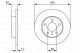 BOSCH Bremsscheibe 0 986 478 444