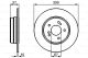 BOSCH Bremsscheibe 0 986 478 446