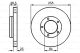 BOSCH Bremsscheibe 0 986 478 452