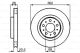 BOSCH Bremsscheibe 0 986 478 454