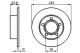 BOSCH Bremsscheibe 0 986 478 461