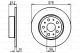 BOSCH Bremsscheibe 0 986 478 463