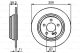 BOSCH Bremsscheibe 0 986 478 472