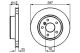 BOSCH Bremsscheibe 0 986 478 483