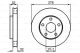 BOSCH Bremsscheibe 0 986 478 486